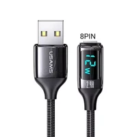 type c fast charging cord usb data cable phone accessories120cm data cable digital display zinc alloy 100w pd