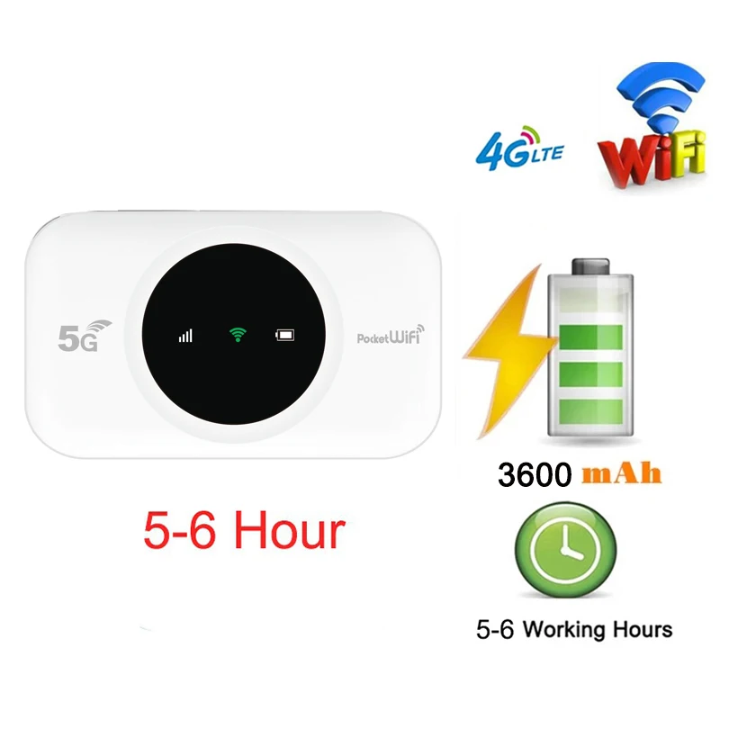 

4G Wi-Fi роутер LTE беспроводной мини Мобильный Wi-Fi портативный карманный хот-спот автомобиль 3G 4G разблокированный модем с Sim-картой с батареей ...