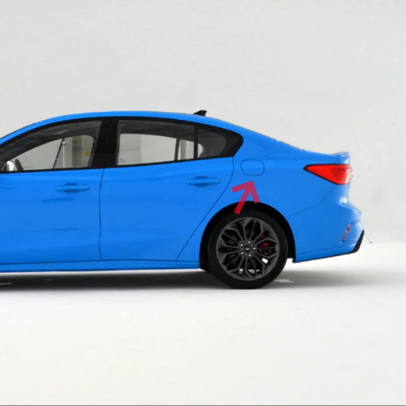 Фото Крышка топливного бака для Ford Focus 2022-2024, седан, декоративная накладка на крышку бензобака, защитная рамка, аксессуары для стайлинга автомобиля №1