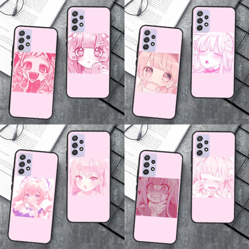 Чехол для телефона Kawaii Anime Loli Samsung Galaxy A52S A51 A71 A12 A22 A32 A52 A72 A50 A70 A21S |