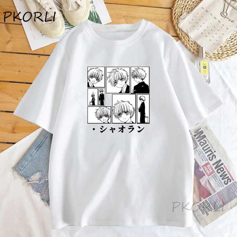 Женская футболка Syaoran Li манга |
