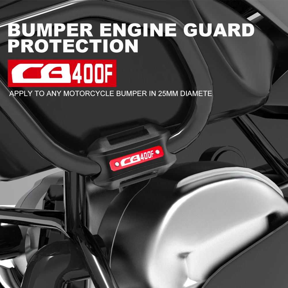 

Бампер для мотоцикла, 25 мм, защита двигателя, декоративный блок для HONDA CB400F CB 400 F 1989-1991 1990, аксессуары