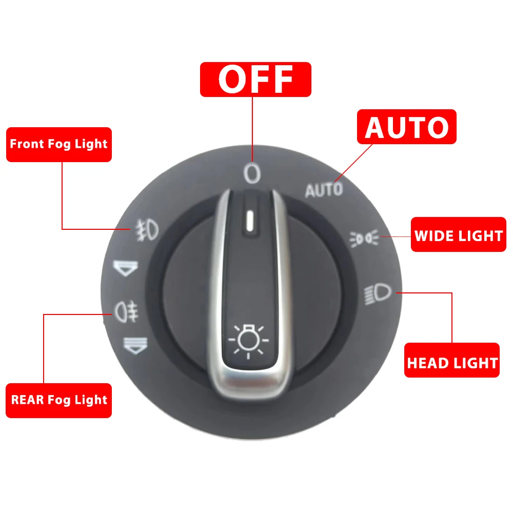 Переключатель управления фарами противотуманный переключатель для Audi A6 S6 C6 RS6