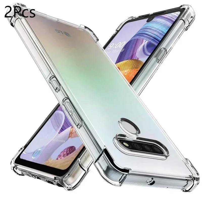 Мягкий прозрачный чехол из ТПУ для телефона LG Stylos 6 5 4 3 V60 ThinQ V50S V50 V40 V30 G8X