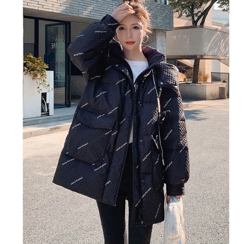 New Winter Women's Cold Coat Parkas Super Hot Coats Hooded Cotton Padded Jacket Jackets Womens Winter Clothing Fashion