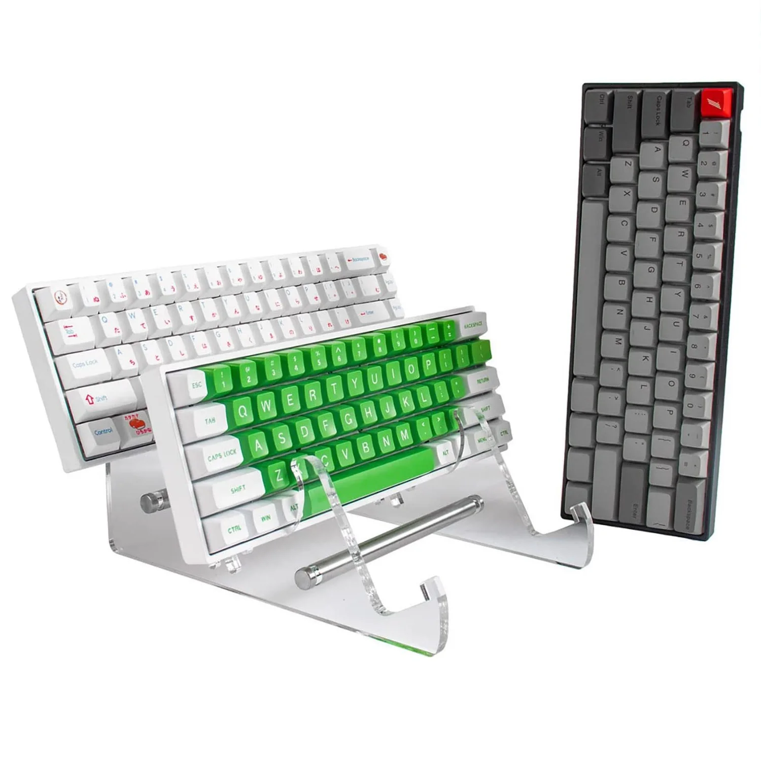 

1/2/3 Layer Removable Transparent Acrylic Keyboard Rack Transparent Desktop Storage Rack Computer Keyboard Bracket Display Rack