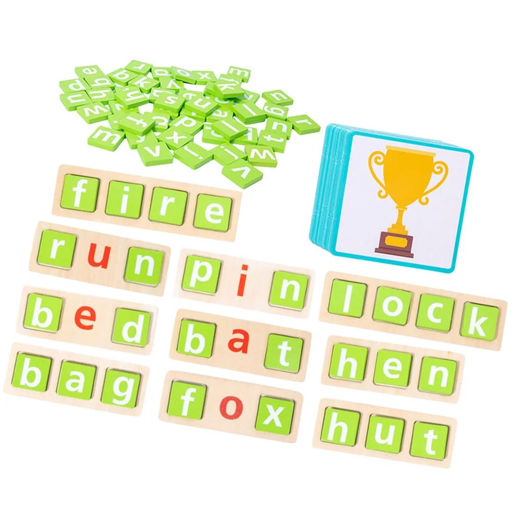 

1 Set Matching Letter Game Alphabet Spelling Toy Kids Alphabet Spelling Game
