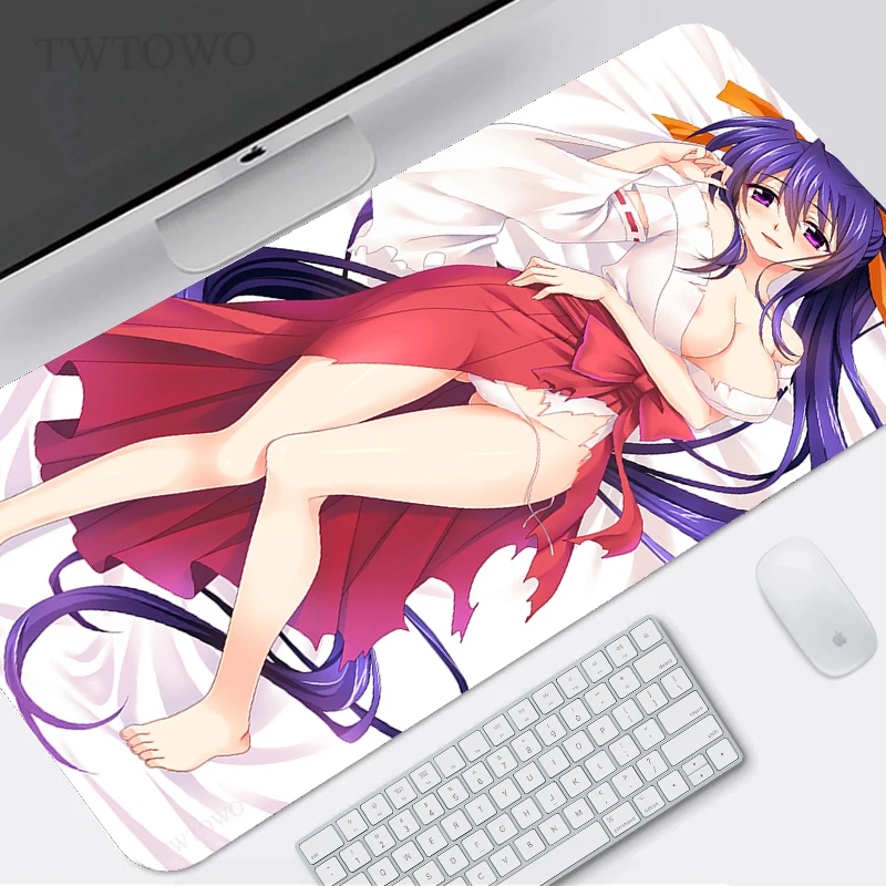 Sexy Anime Girl Mouse Pad Gaming XL New Custom Home Large Mousepad XXL keyboard pad Desk Mats Natural Rubber Anti Slip Mice Pad