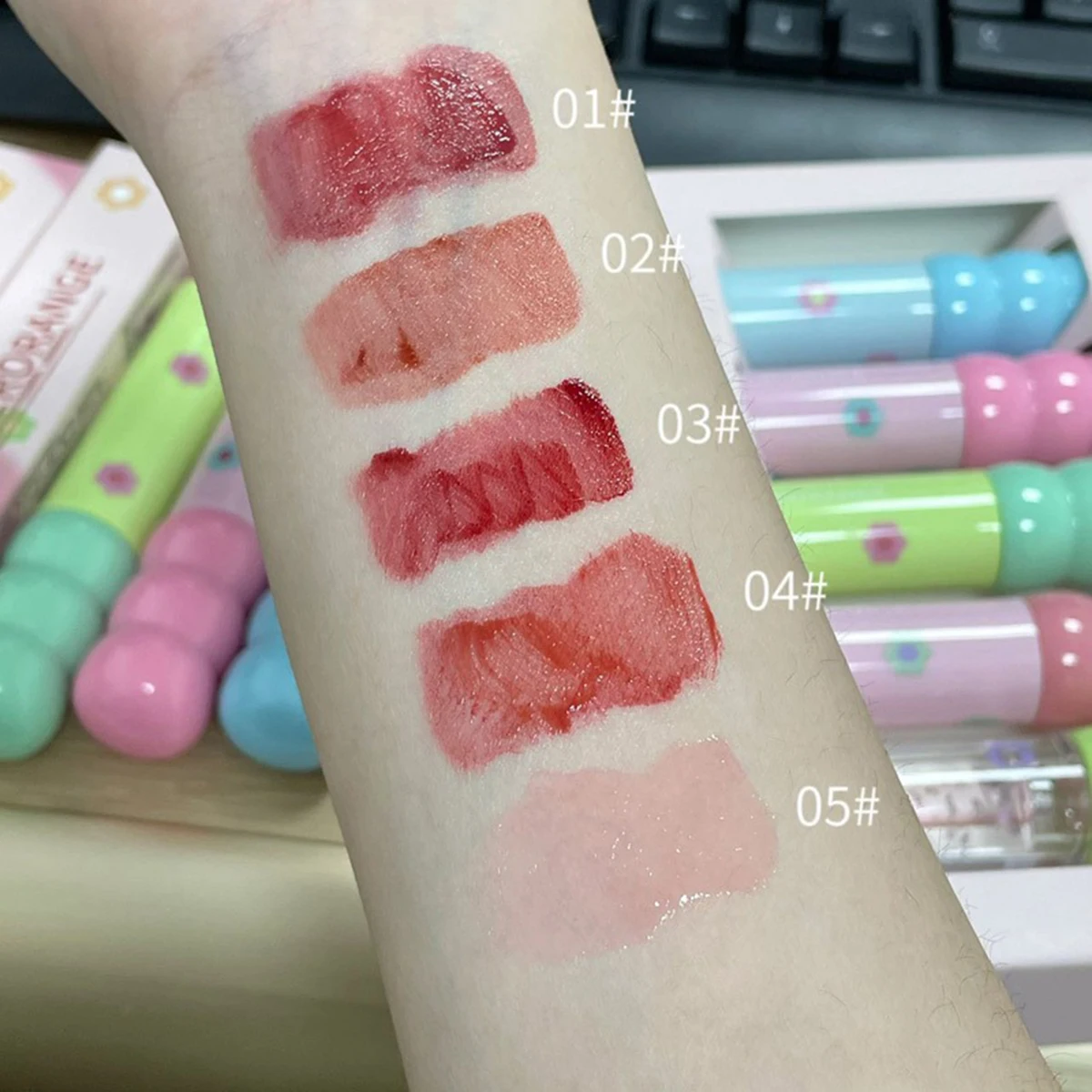 Милый зеркальный блеск для губ стойкий не прилипает глазурь увлажняющий