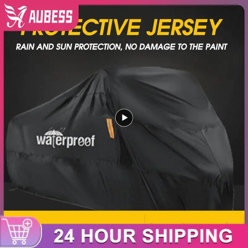 

Bike Cover 210T Motorcycle Waterproof Cover Waterproof Dustproof UV-proof Silver-coated Electric Car Cover Motorcycle Accessory