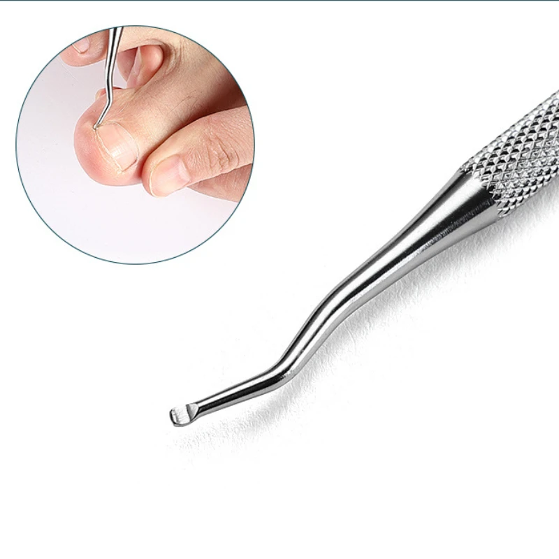

Sdatter 1pcs Toe Nail File Foot Nail Care Hook Ingrown Double Ended Ingrown Toe Correction Lifter File Manicure Pedicure Toenail