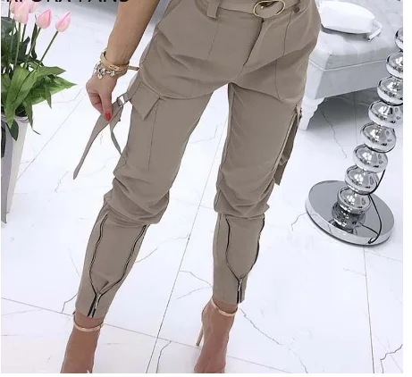 

For Women's Trousers Casual Pants Solid Color Overalls New Arrival