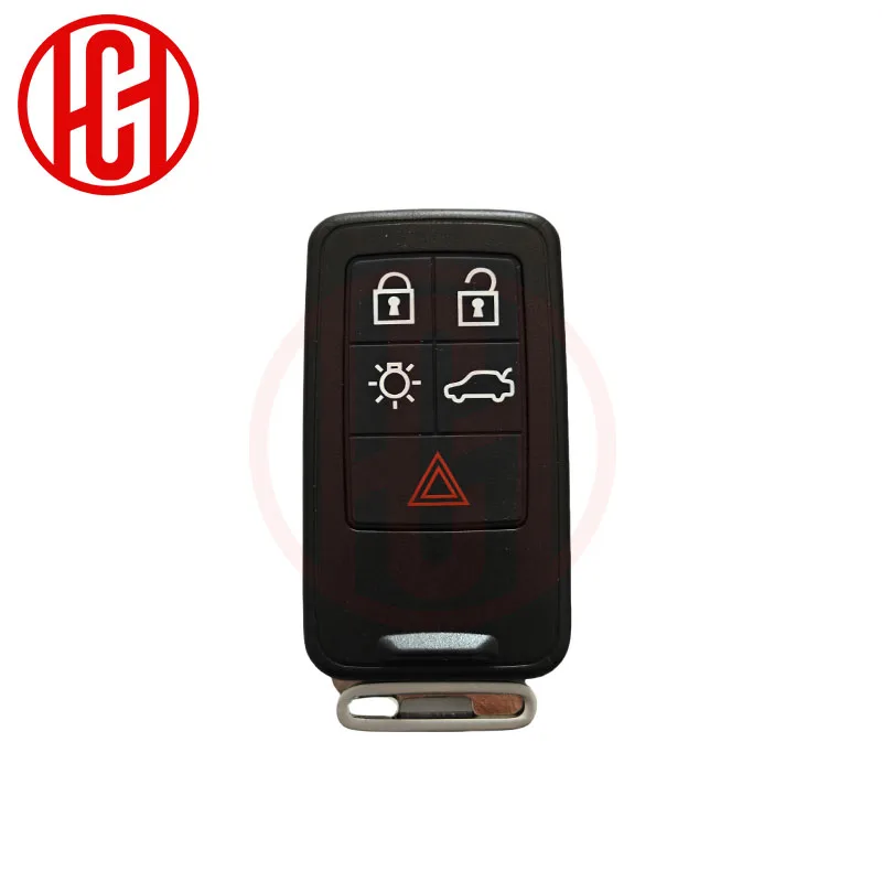 Замена умного ключа автомобиля для Volvo S60 V60 V70 S80 XC70 XC60 2008-2017, 5-кнопочный чехол с дистанционным управлением без ключа
