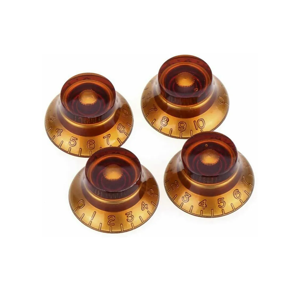 Фото 4 шт., ручки для гитары Gibson Les Paul, SG, янтарь №3