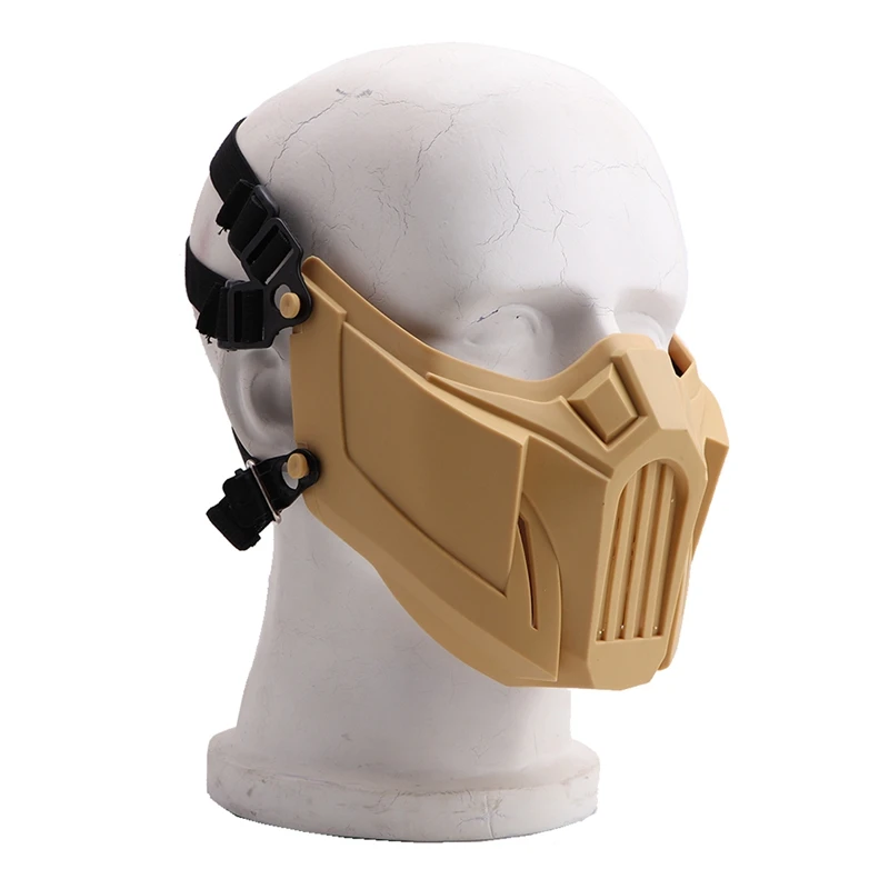 

Half Face Mask Soft Detachable Breathable Shock Resistant Mouth Protector Outdoor Hunting Accessories