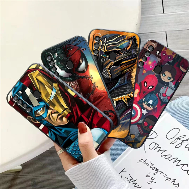 

Marvel Luxury Cool Phone Case For Samsung Galaxy S20 S20FE S20 Ulitra S21 S21FE S21 Plus S21 Ultra Coque Silicone Cover Carcasa
