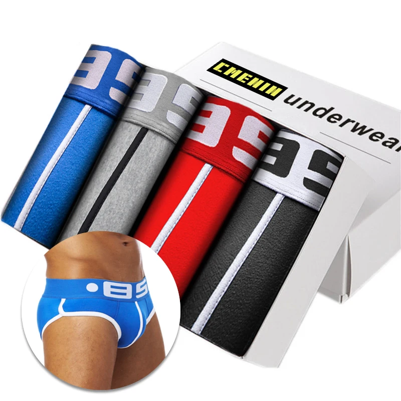 Мужские трусы джоки из хлопка CMENIN белые с бедрах сексуальное нижнее белье для