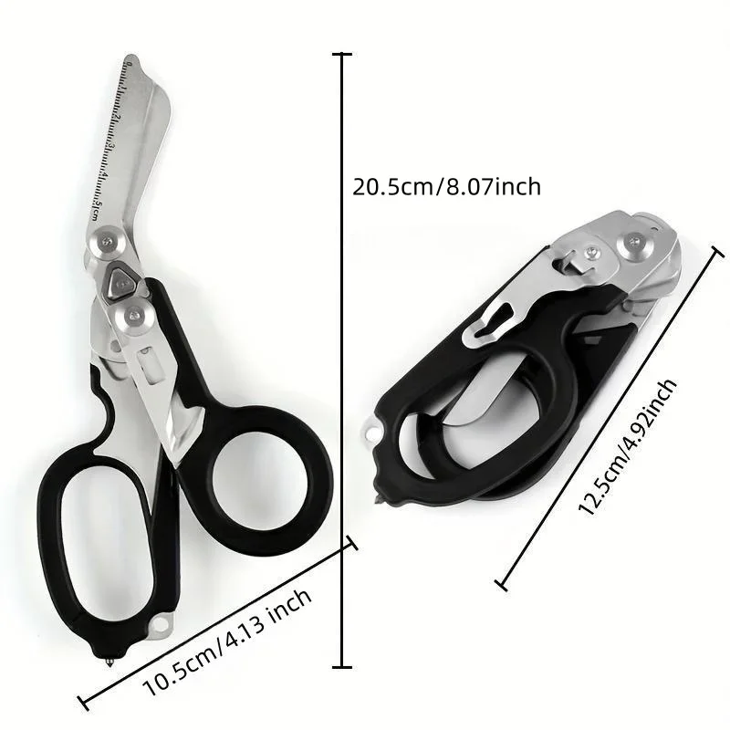 Multifunctional Belt Cutting Scissors Raptor First Aid Expert Tactical Folding Outdoor Survival Tools Combo Tijeras