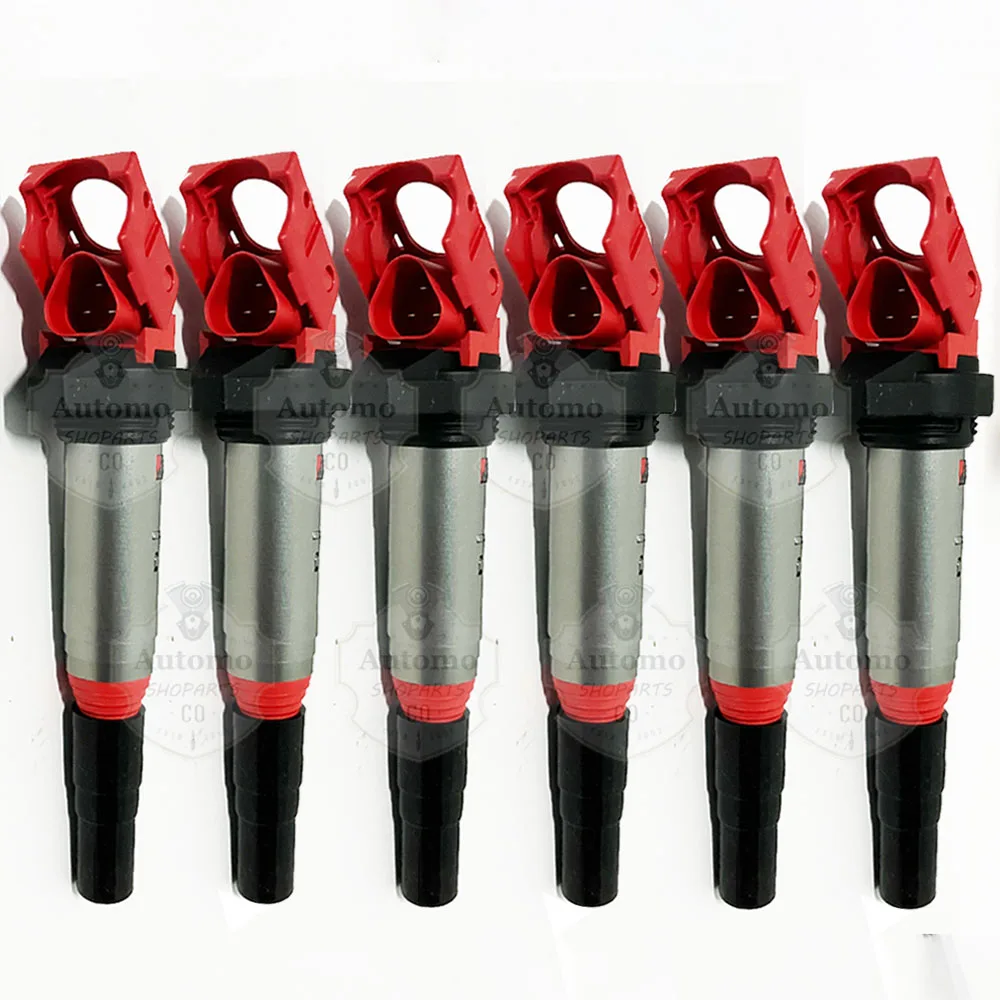 

6 катушек зажигания 12138616153 Для 01-22 BMW 1 3 4 5 6 7 M серии X1 X3 X4 X5 X6 Z3 Z4 2.5L 3.0L 3.2L I4 I6 12137594596 12137559842