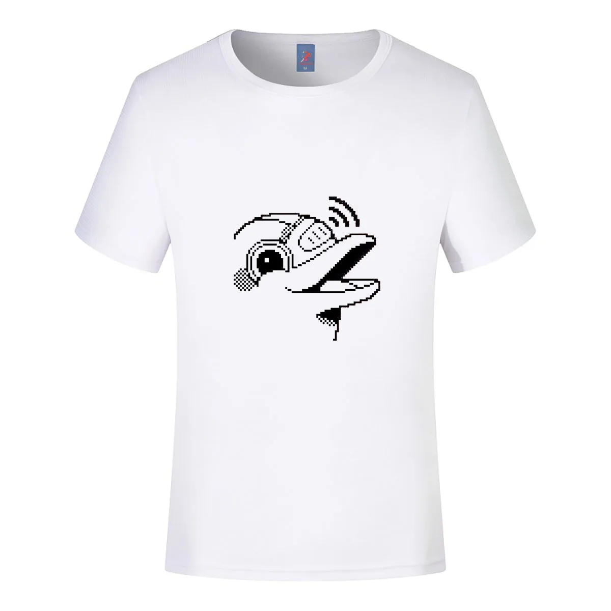 Футболка Flipper Zero с мультяшным принтом модная повседневная Уличная одежда для