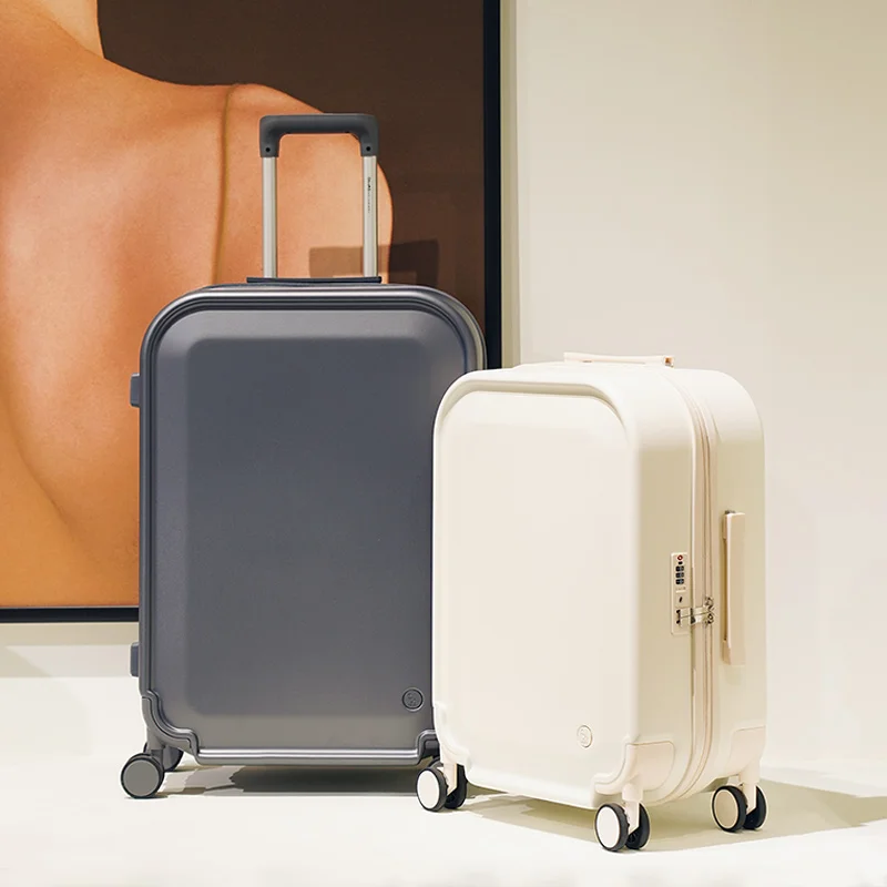 OIWAS Women Travel Luggage PC Suitcase Trolley Case Men Mute Spinner Wheels Rolling Baggage TSA Lock Carry On Boarding Cabin