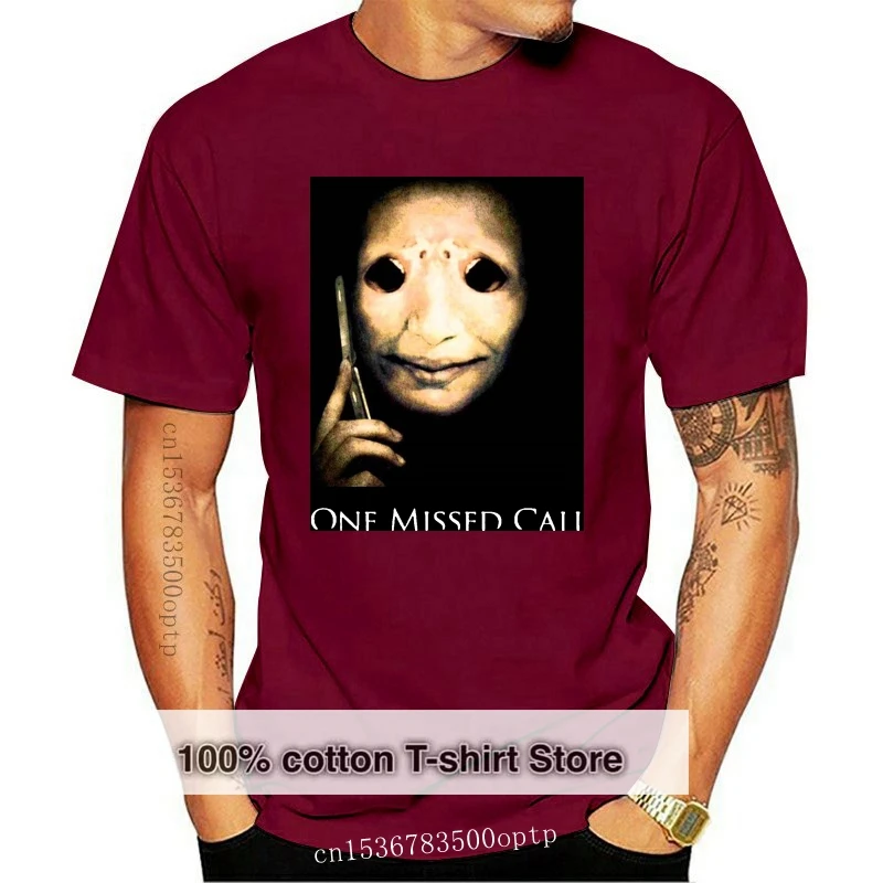 

One Missed Call Movie Mens T Shirts Fitness Clothing Tee Shirt Homme Humour T-Shirt 100% Cotton T-Shirts Mens Clothing