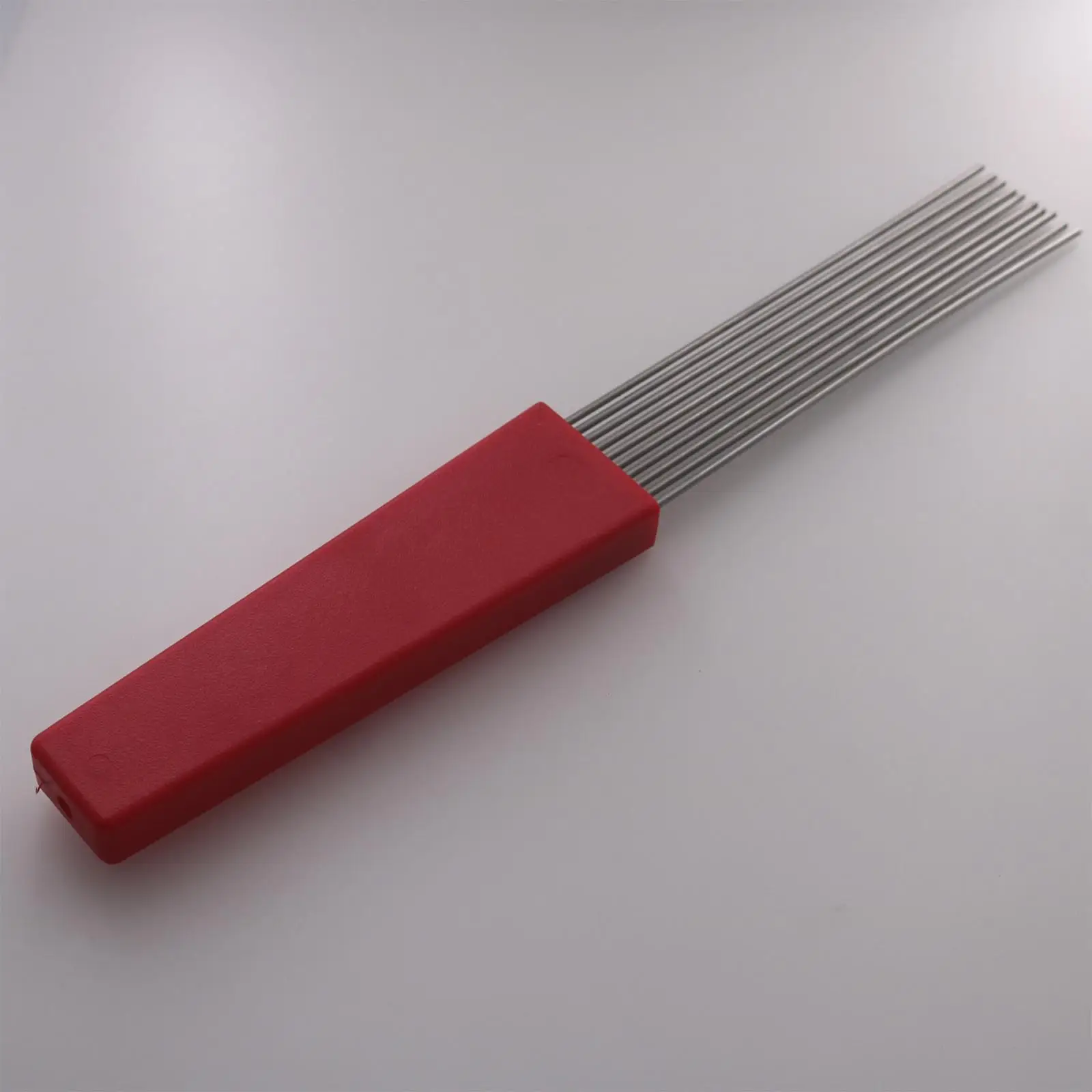 

Guiro Brush Scraper Portable Handheld Equipped with 11 Steel Rods Quality Sound for Gifts Adults Kids Parties KTV Party Supplies