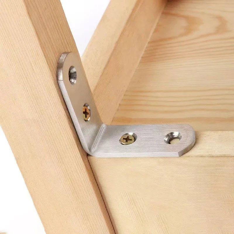 4 шт. угловые кронштейны из нержавеющей стали 90 градусов