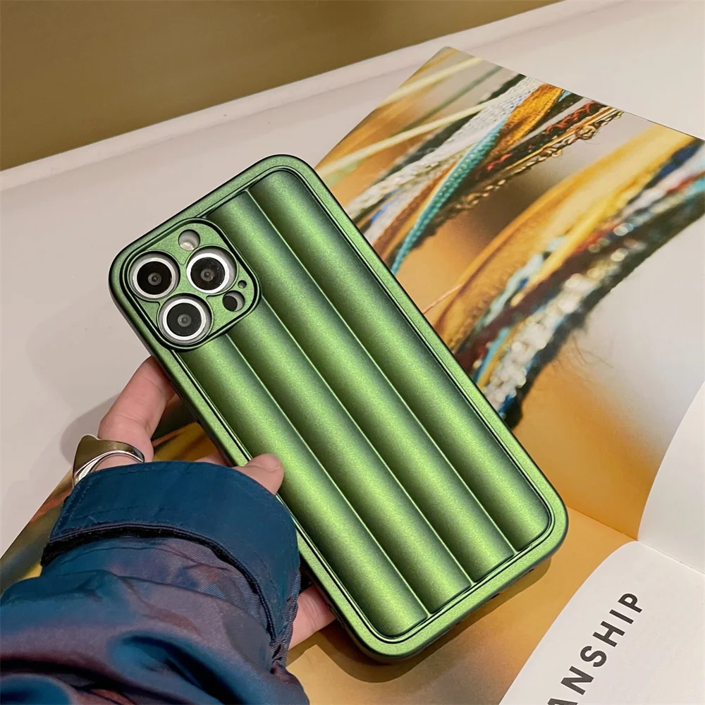 

Roman column fluorescent green phone case is suitable for 14promax Apple 13 iPhone 11/12proMA protective sleeve