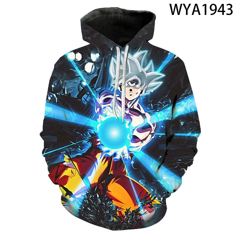 

Men Women hoode Anime Dragon Ball Sweatshirts Hoodies 3D Print Streetwear Pullover Long Sleeve Fashion Unisex hoode