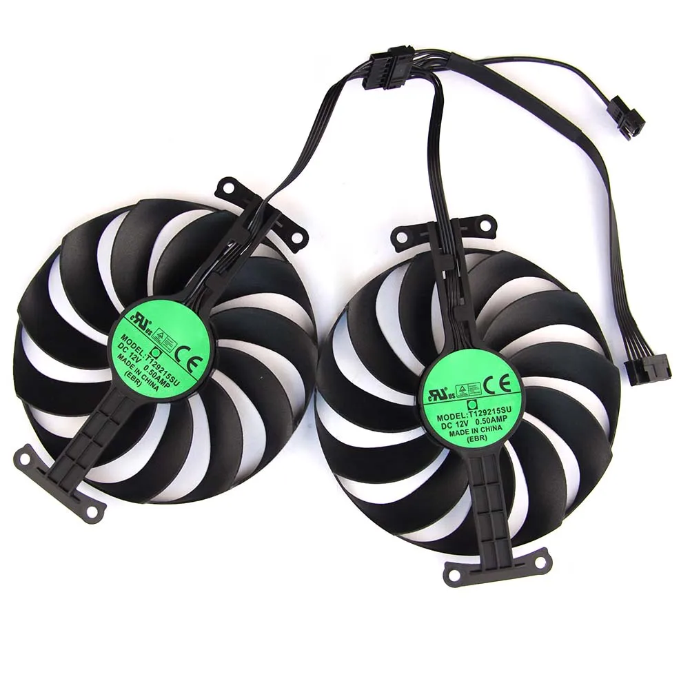 Охлаждающий вентилятор для видеокарты ASUS RTX3060 RTX3070 3060ti LHR DUAL OC V2