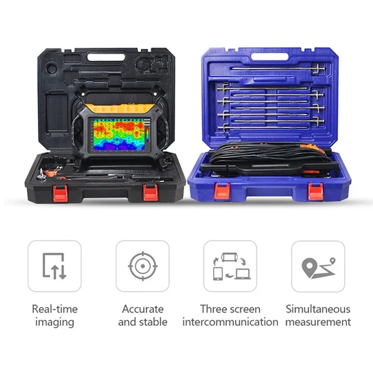 16D 500M multichannel 3D Touch screen type professional геофизический инструмент