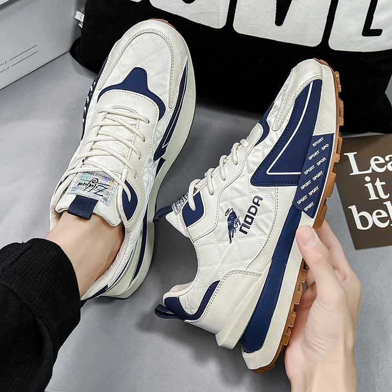 Men's Air Cross Sneaker Shoes Breathable Running Sport Shoes Wearable Rubber Outsole Trainers Outdoor Jogging Walking Footwear