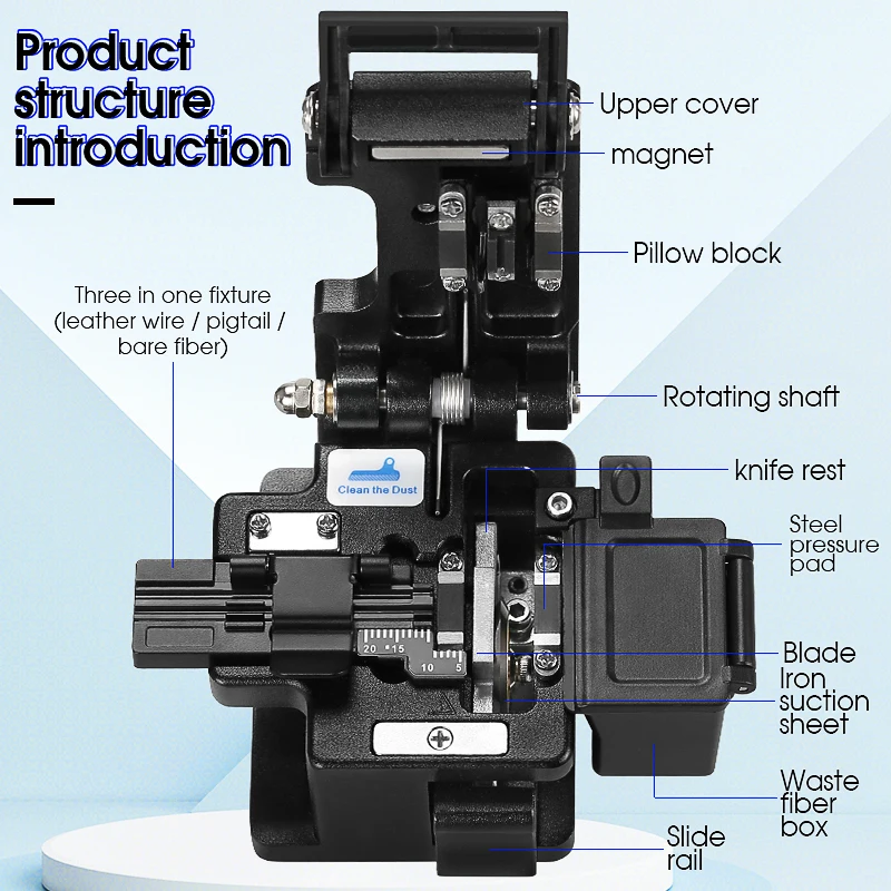 Высокоточный режущий нож для AUA-X1 волокна FTTH инструмент оптоволоконного кабеля