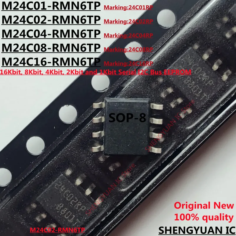 

20 шт M24C02-RMN6TP 24C02RP M24C01-RMN6TP 24C01RP M24C04-RMN6TP 24C04RP M24C08-RMN6TP 24C08RP M24C16-RMN6TP 24C16RP M24C02 Новинка