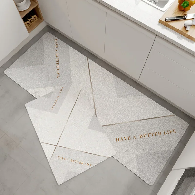 Супервпитывающий кухонный коврик Diatomite нескользящий эллиптический/удлиненный