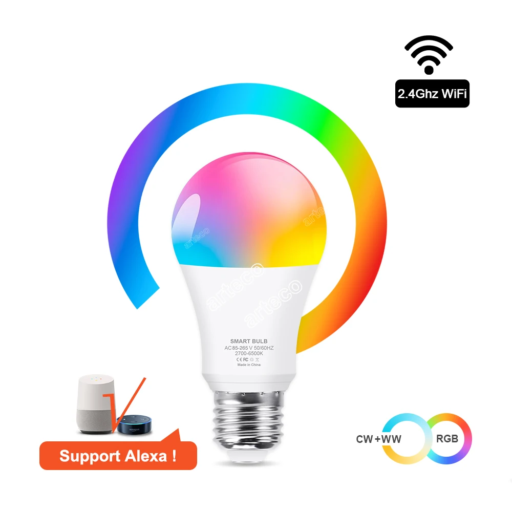 

arteco Светодиодная лампа Bluetooth RGB