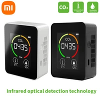 indoor co2 sensor co2 meter digital air detector intelligent air quality analyzer household air pollution monitor gas detector