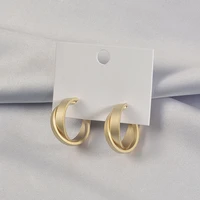 female earring classic letter c shaped stud earrings for woman girls simple trendy statement jewelry birthday engagement gift
