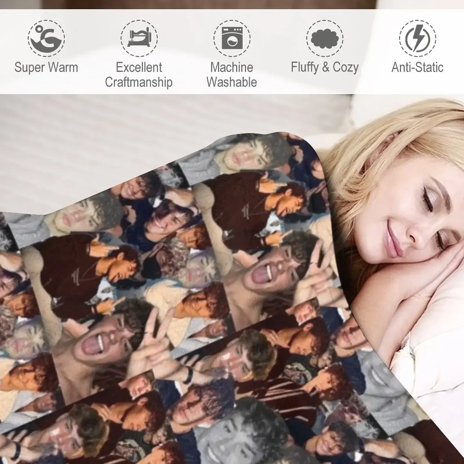 Роскошное покрывало с коллажем Ноя Бека