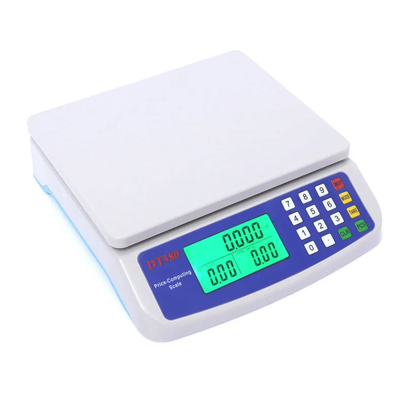 

30kg Precision Electronic Kitchen Digital Scales Commercial Shop Scales Weigh Fruit Food Ingredients Balance LCD Weight Scale