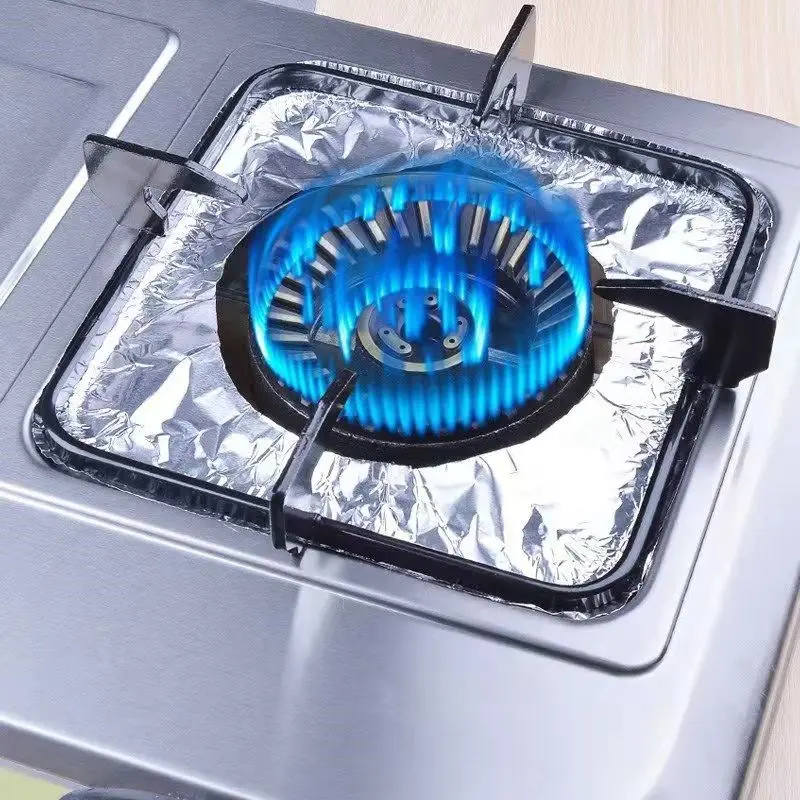 Плитка защитная от масла, уплотнитель защитный от масла, крышка газовая, прокладка-прокладка, алюминиевая фольга, очиститель, коврик, кухонные инструменты.