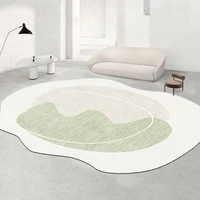 alien shaped carpet irregular shape living room coffee table non slip rug japanese wabi sabi wind room bedroom bedside floor mat