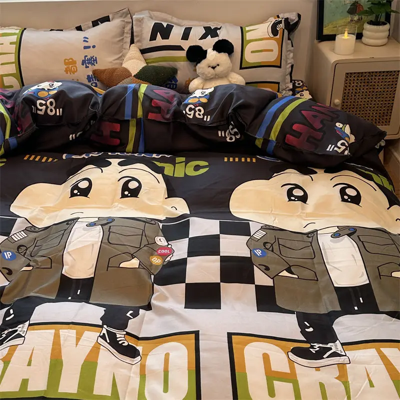 Новый милый модный мультяшный карандаш Shin Chan хлопковый 1 5M1 8 комплект постельного