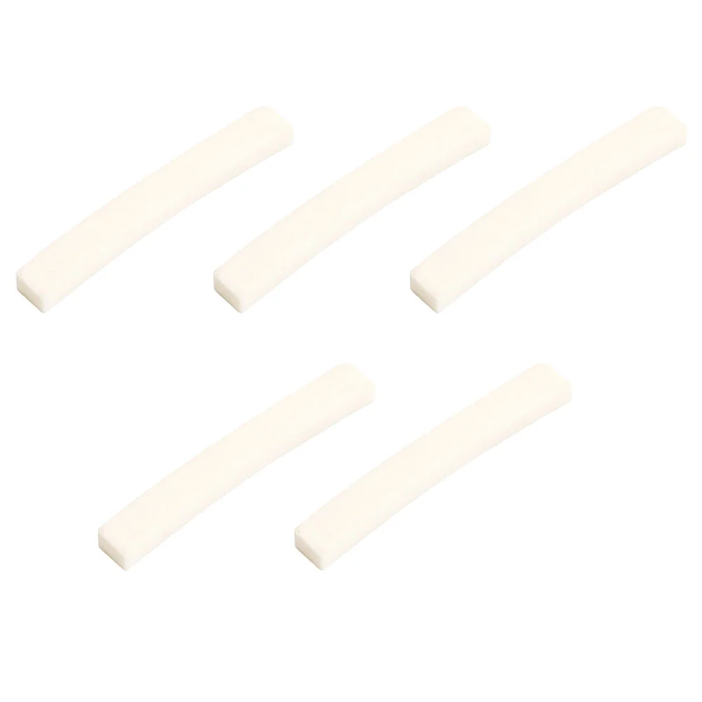

Musical Instrument Bone Saddle Acoustic Guitar Blanks Bass Nut Bridge Accessories