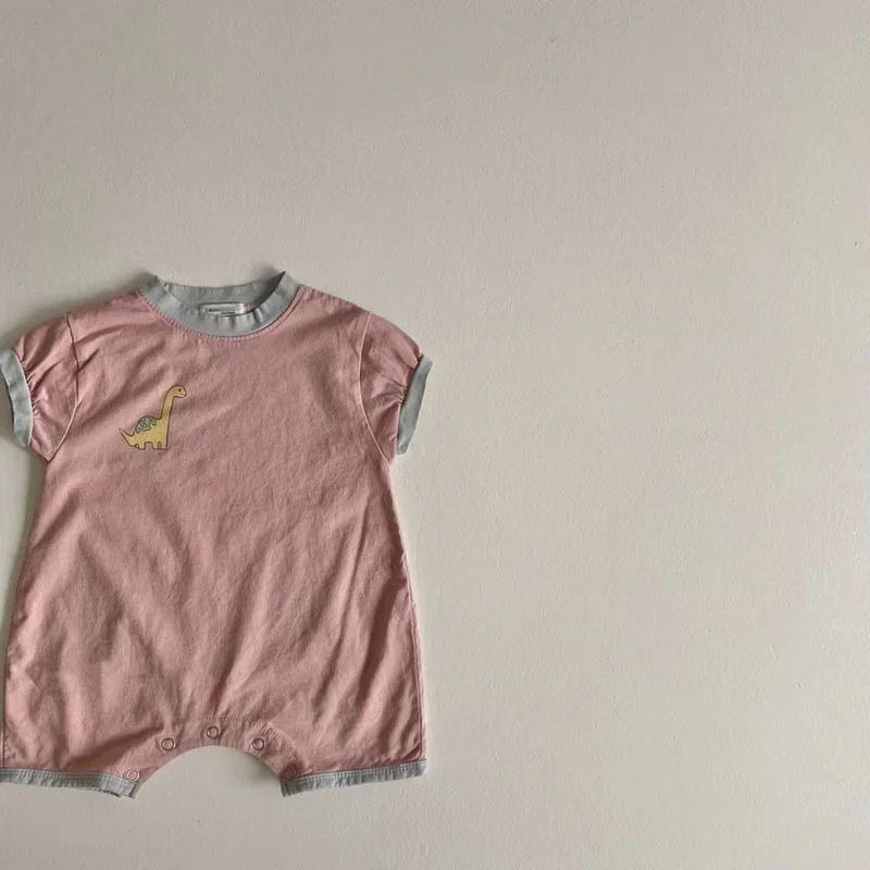 

Комбинезоны с круглым вырезом и коротким рукавом, х/б