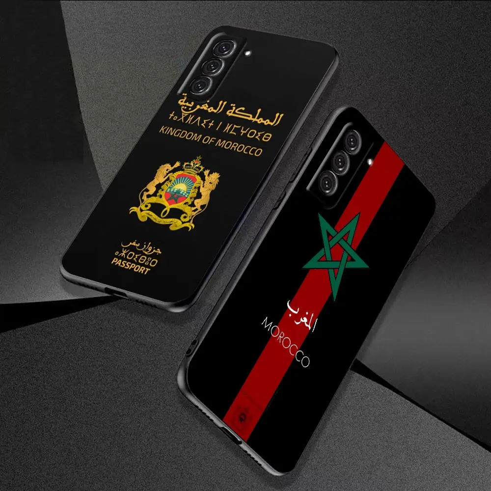 Роскошный чехол с марокканским флагом для паспорта Galaxy S23 Ultra Samsung S22 S21 S20 чехлы FE S10
