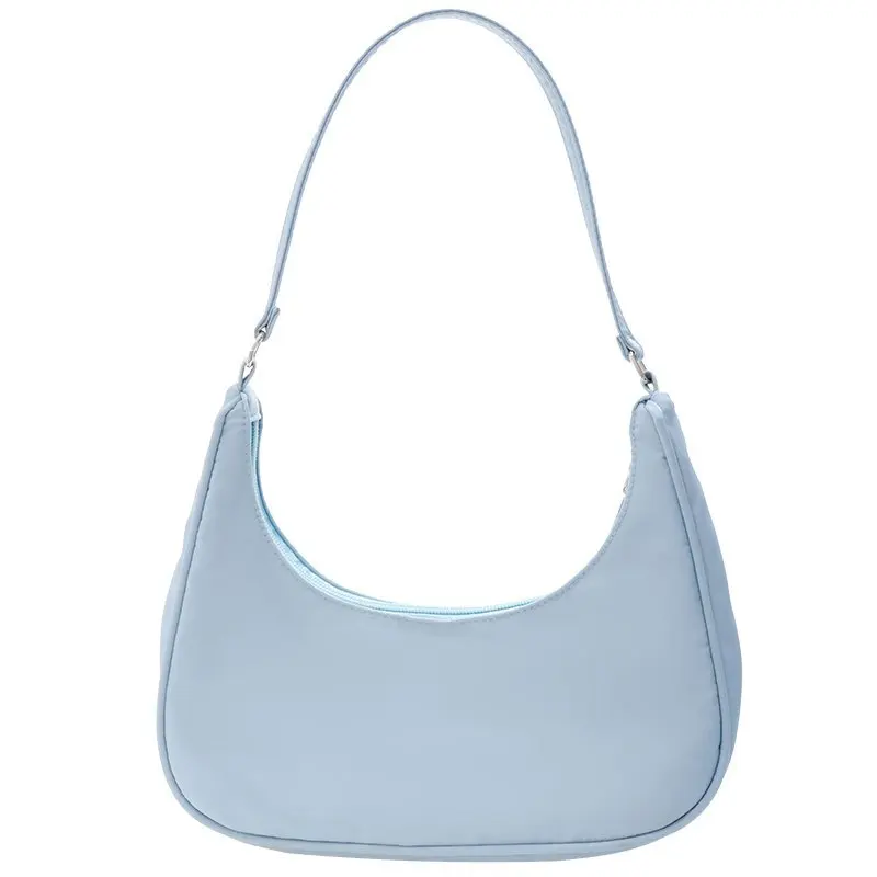 

Solid Color Shoulder Purse Women Underarm Bag Ladies Fashion Top-handle Clutches Black Beige White Pink Handbag Pouch