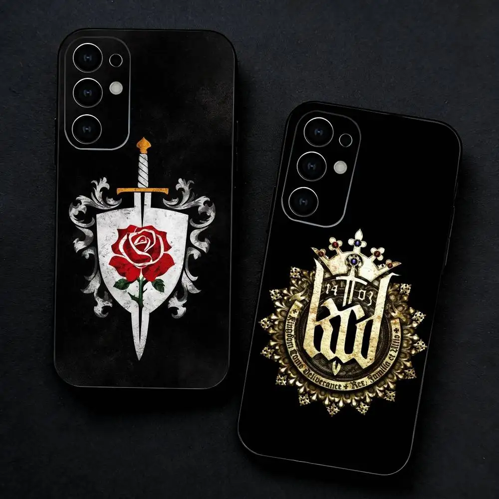 Фото Чехол для телефона KCD K-Kingdom Come Deliverance 2 для Samsung S25,24,23,22,30,21,10,9,Ultra,Plus,FE 5G, черный, мягкий чехол №1