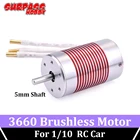 Водонепроницаемый бесщеточный двигатель Surpass Hobby 3660 4300KV 3800KV 3300KV 5mm вал полностью металлический для 110 RC Monster Truck гоночный автомобиль